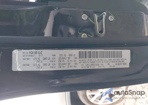 2017 Jeep Cherokee Latitude Fwd from USA, damaged, VIN 1C4PJLCB9HD219392